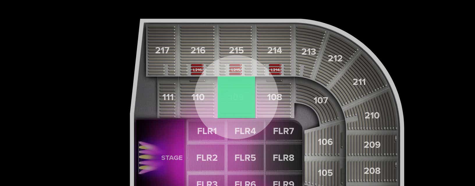 Seat view from Lower