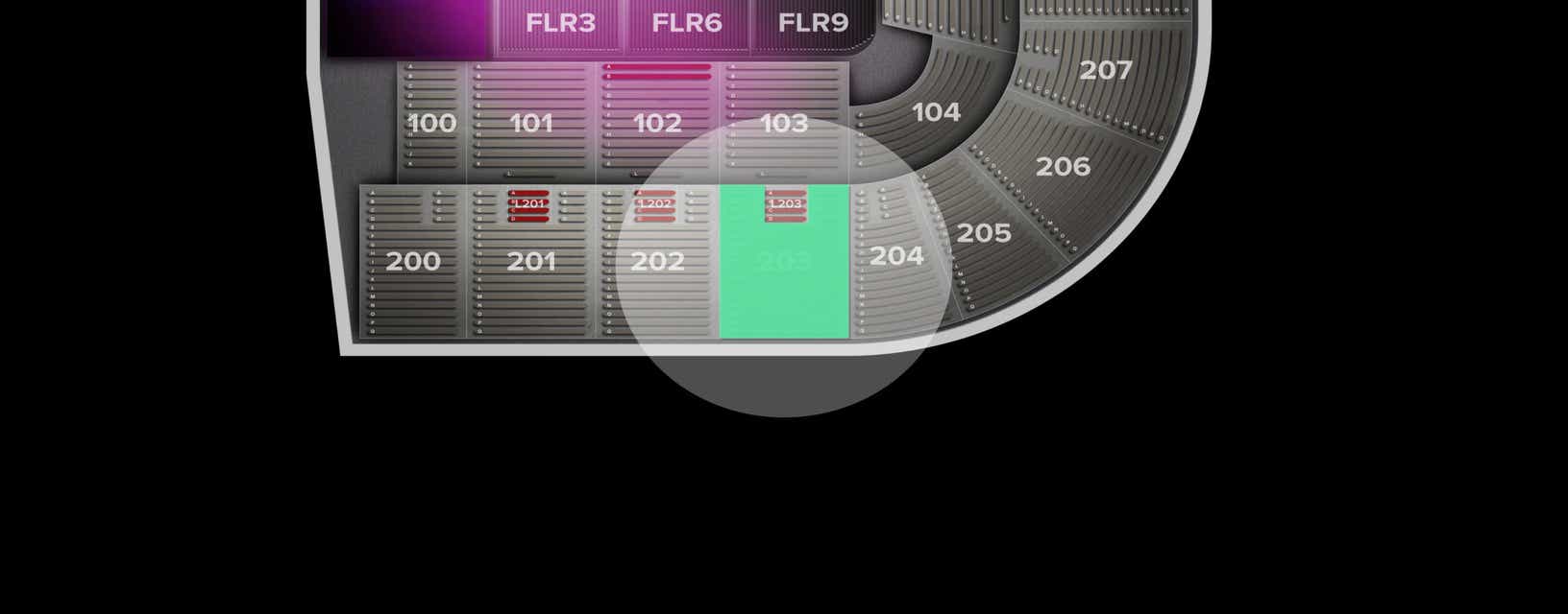 Seat view from Upper