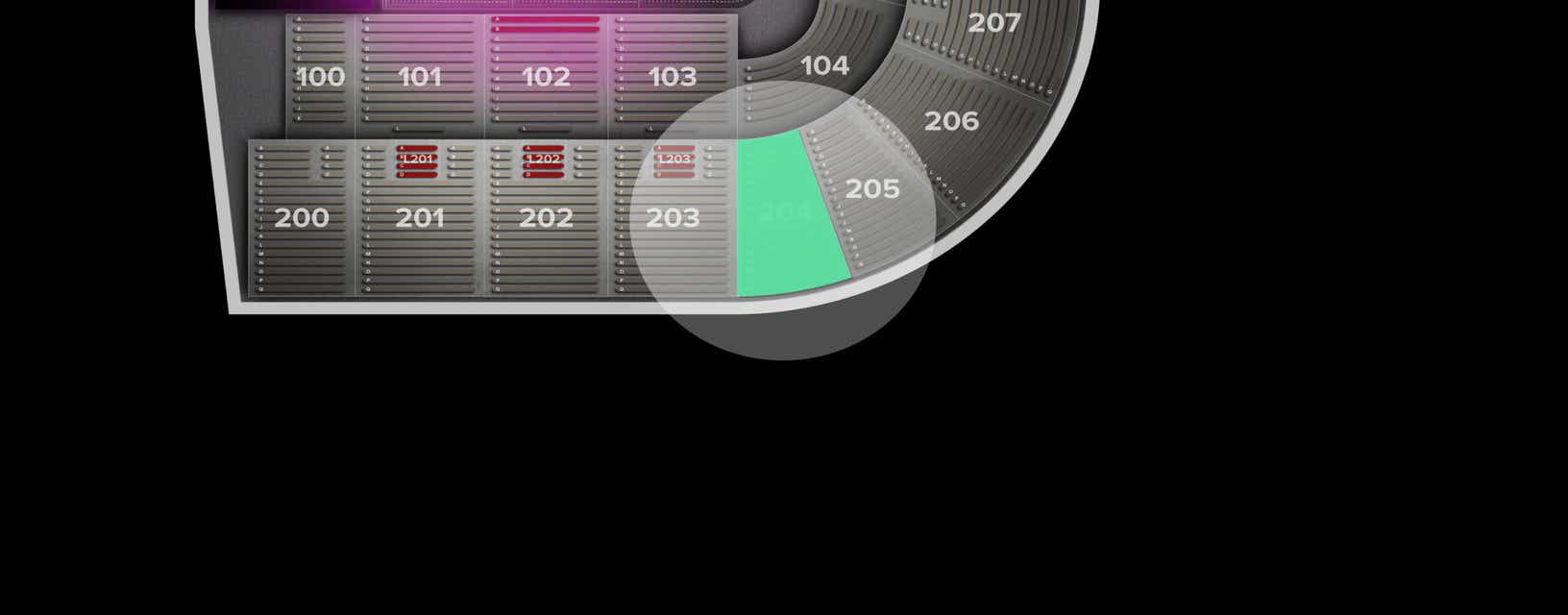 Seat view from Upper