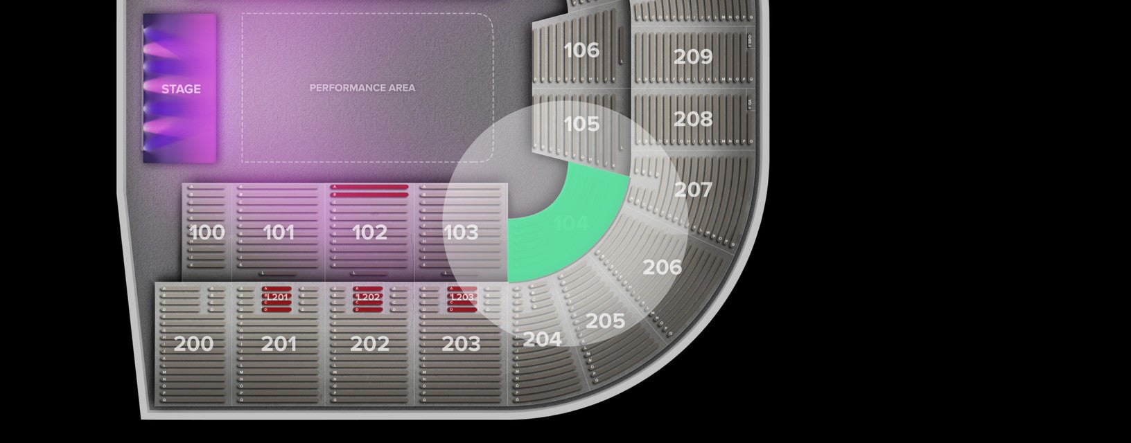 Seat view from Lower