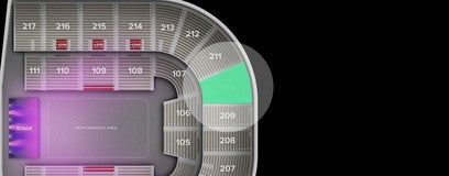 Seat view from Upper