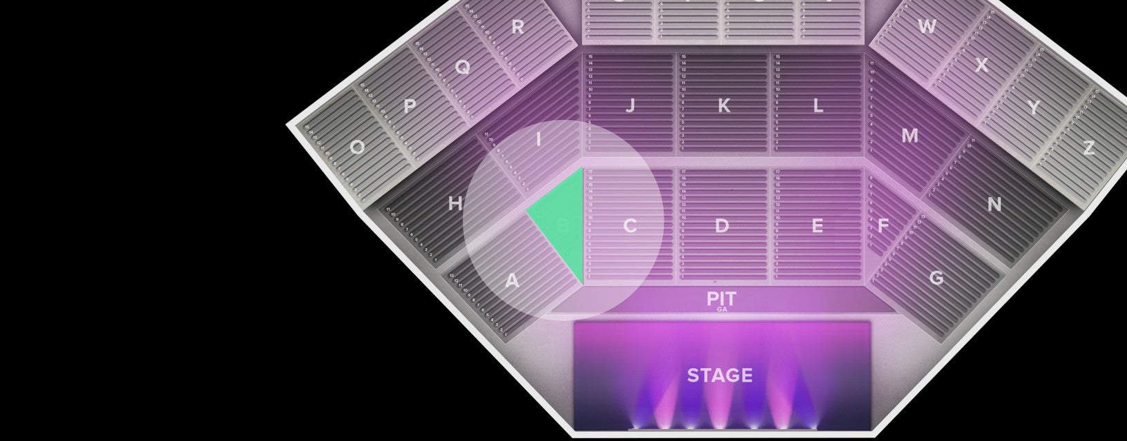 Seat view from Lower