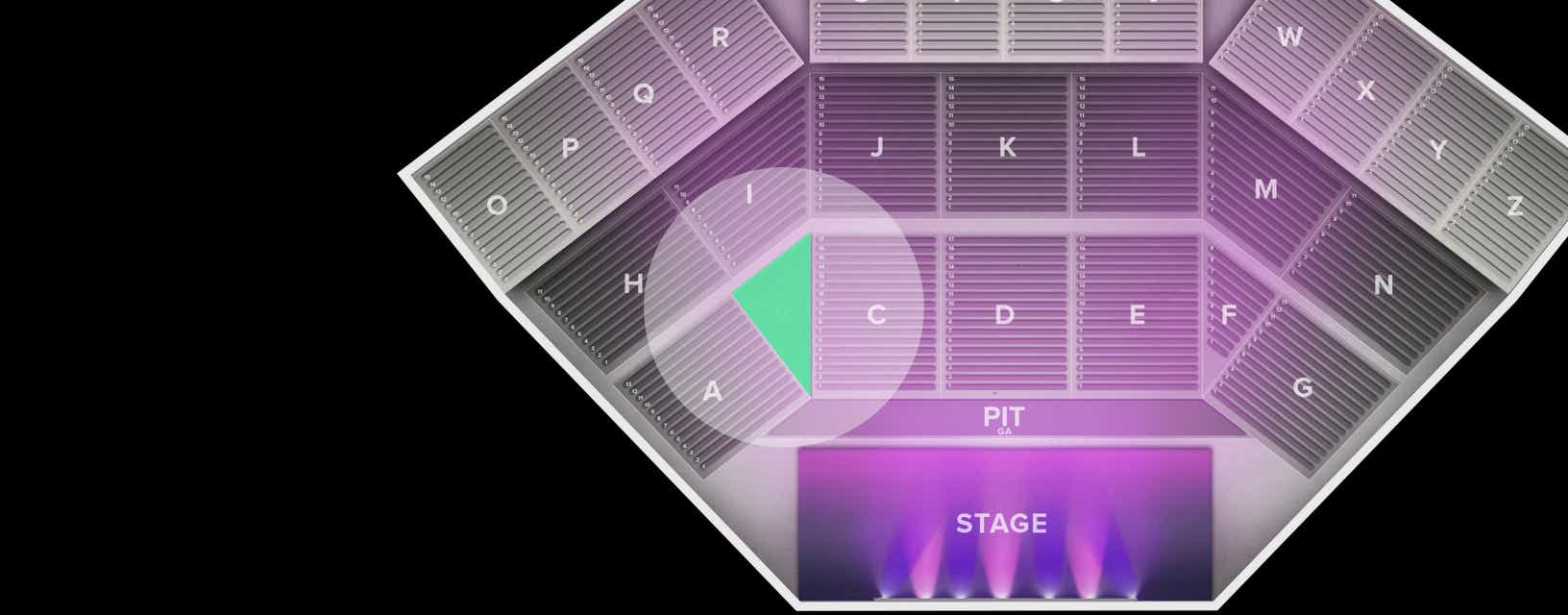 Seat view from Lower