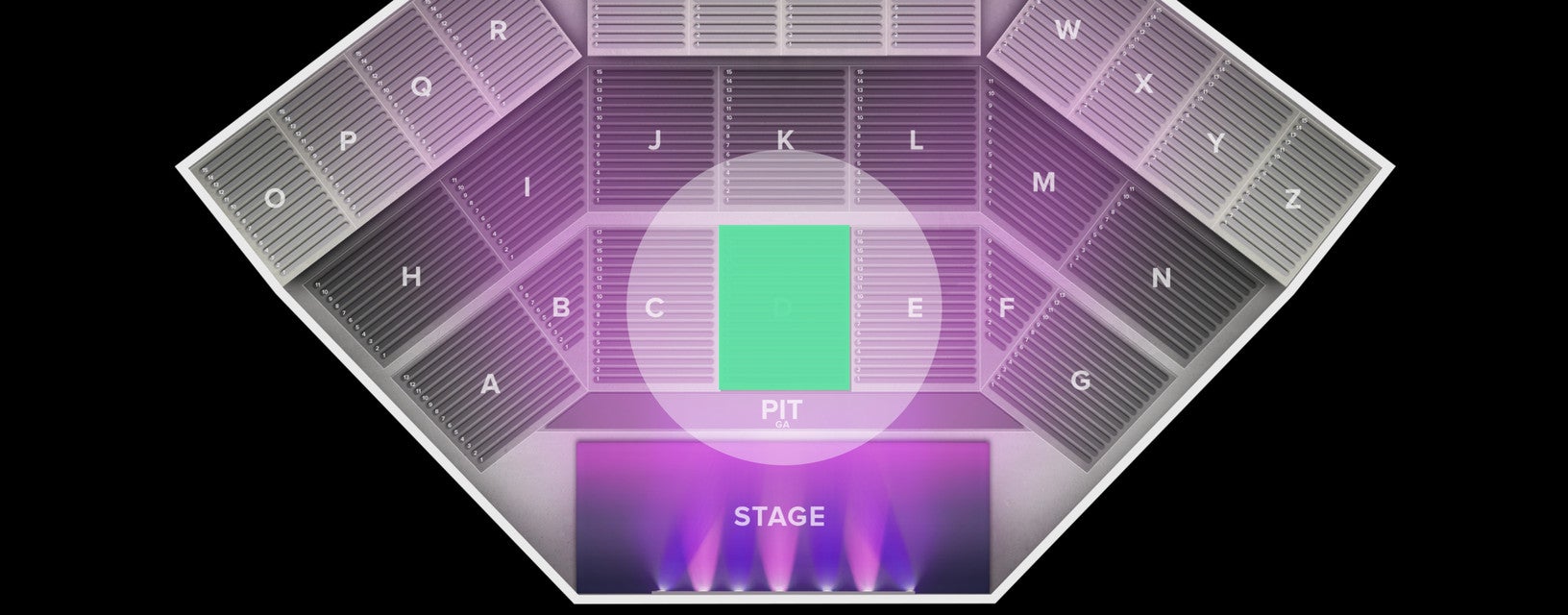 Seat view from Lower