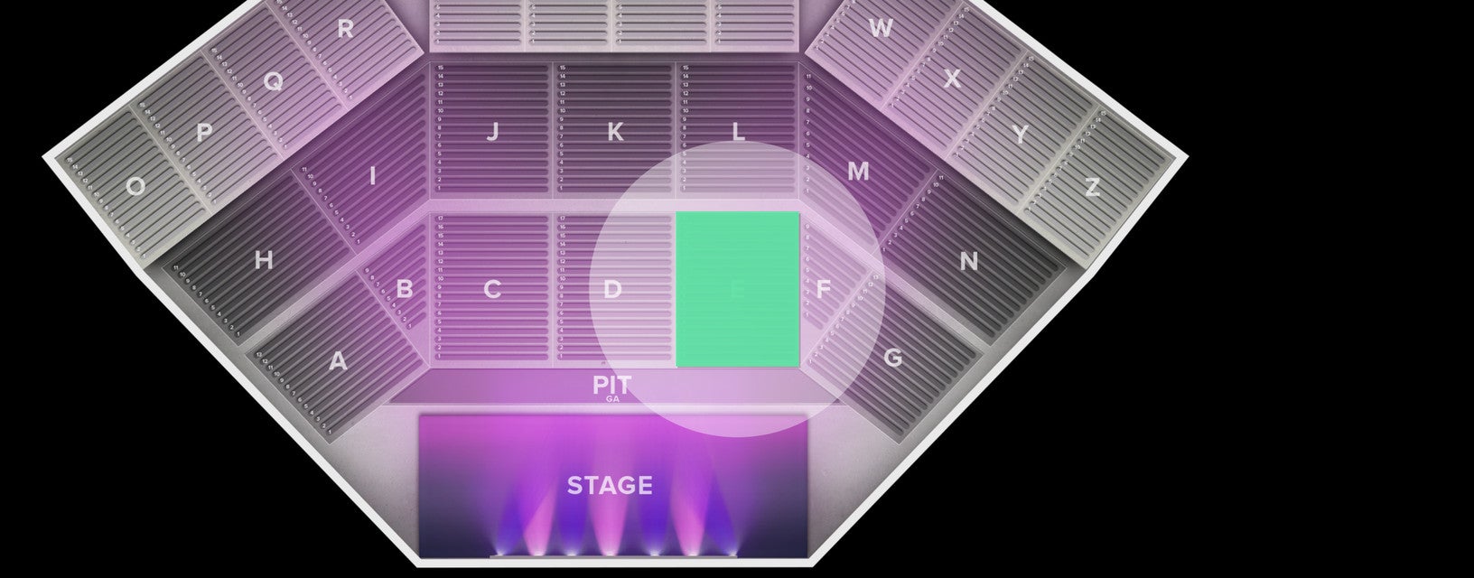 Seat view from Lower