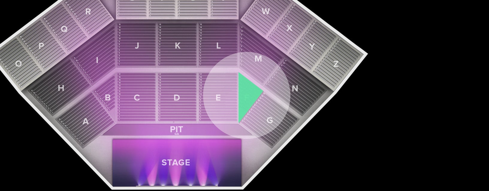 Seat view from Lower