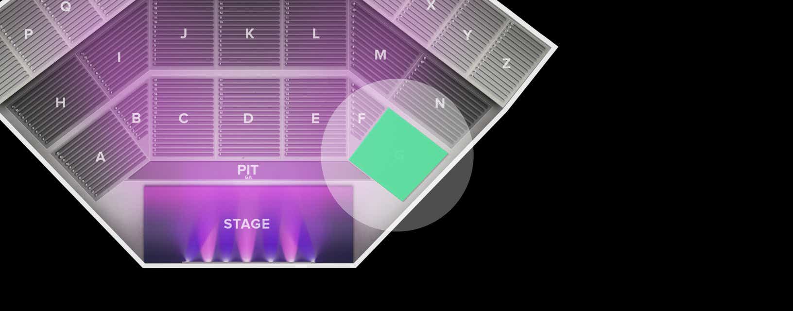 Seat view from Lower