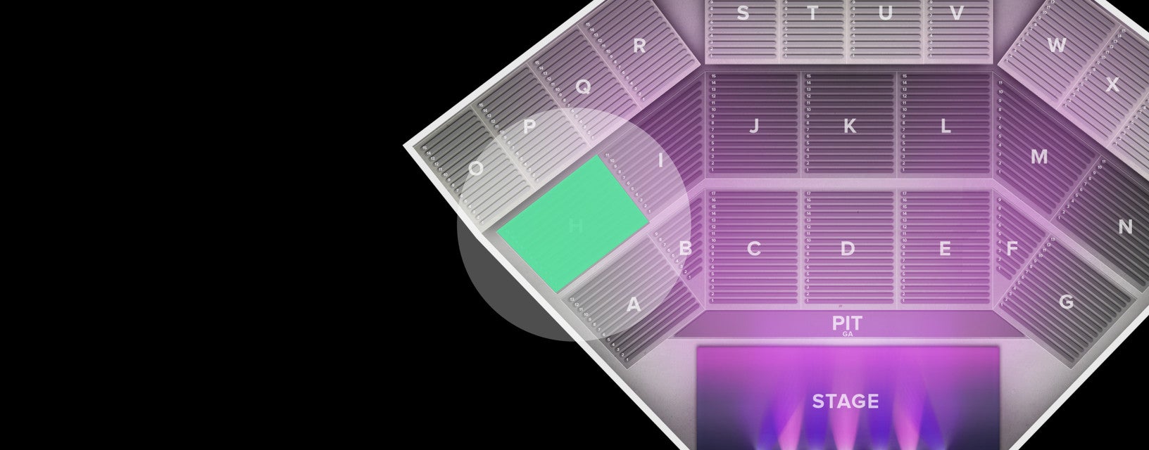 Seat view from Middle