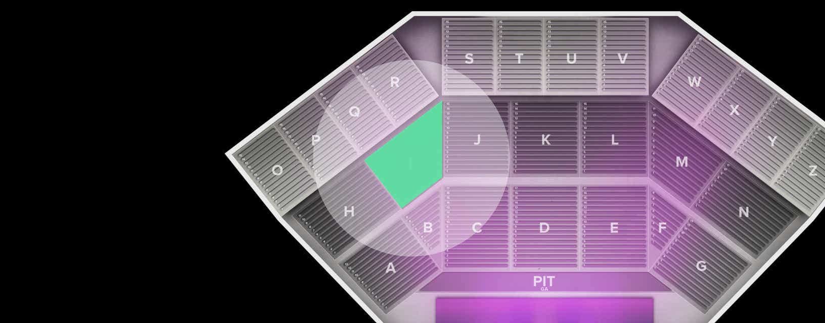 Seat view from Middle