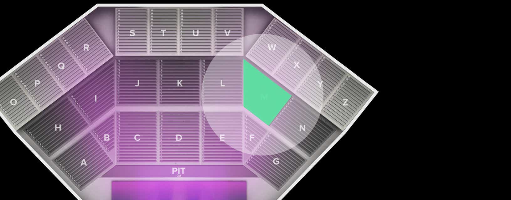 Seat view from Middle
