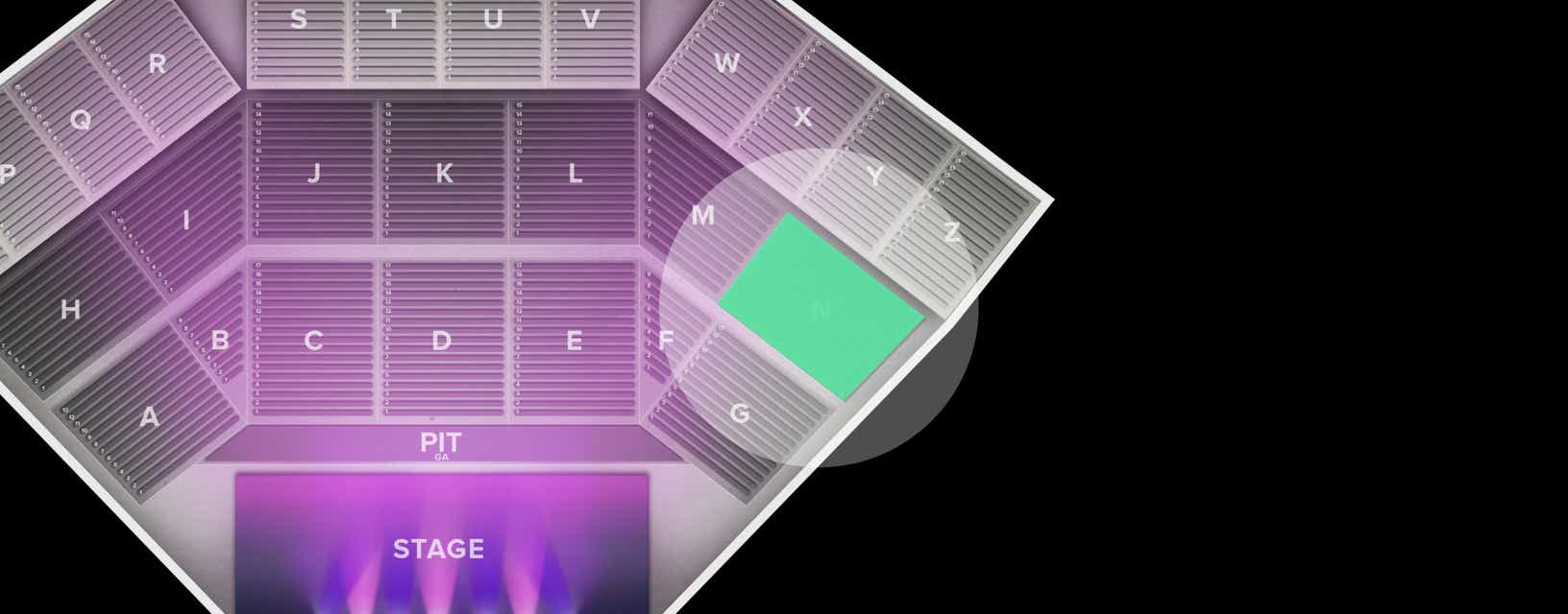Seat view from Middle