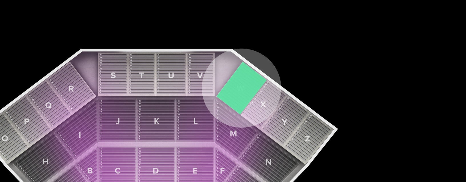 Seat view from Upper