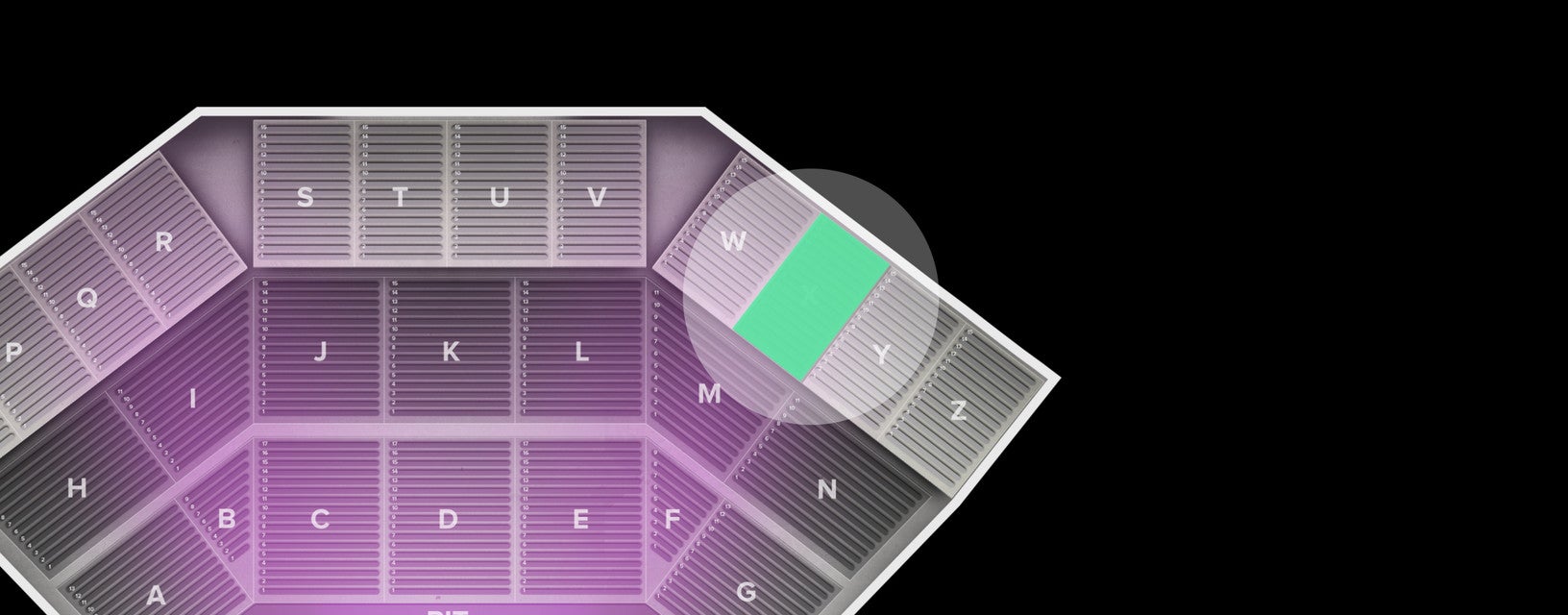 Seat view from Upper