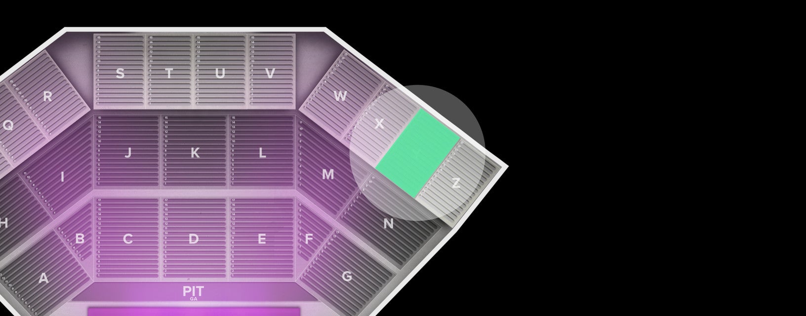 Seat view from Upper