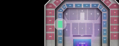 Seat view from Loge