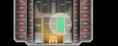 Seat view from Orchestra