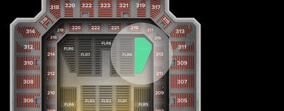 Seat view from Orchestra