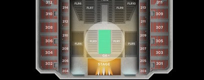 Seat view from Orchestra