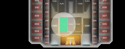 Seat view from Orchestra