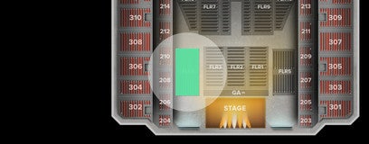 Seat view from Orchestra