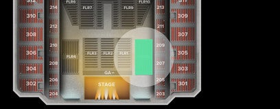 Seat view from Orchestra