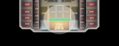 Seat view from General Admission