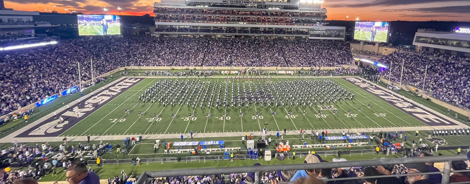 Seat view from Upper Sideline
