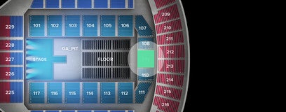 Seat view from Lower