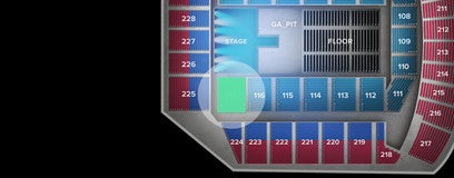 Seat view from Lower