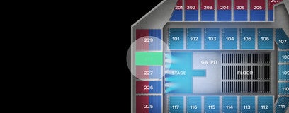 Seat view from Upper