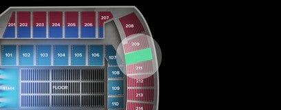 Seat view from Upper