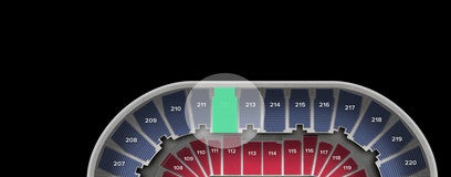 Seat view from Upper