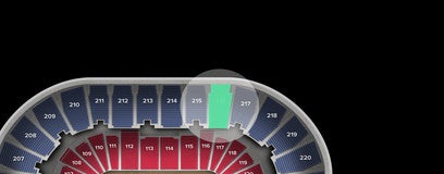 Seat view from Upper