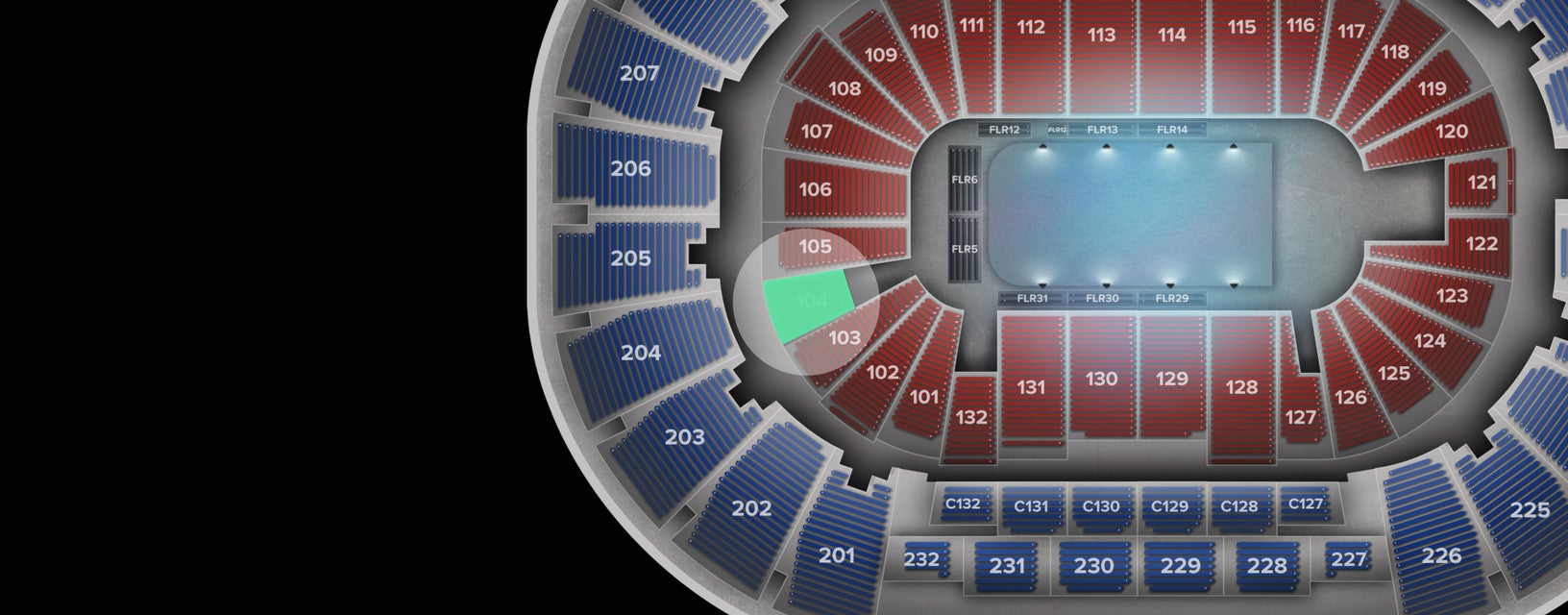Seat view from Lower