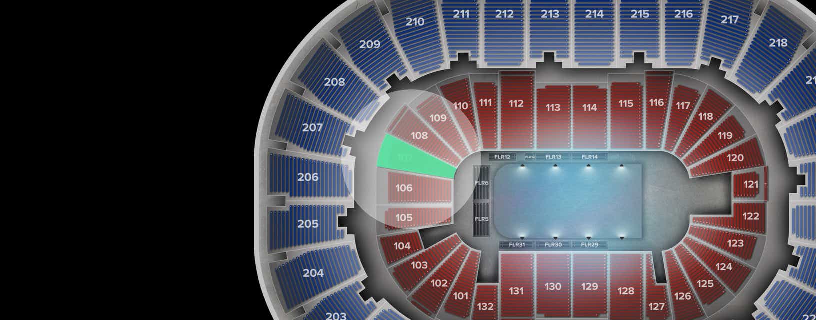 Seat view from Lower
