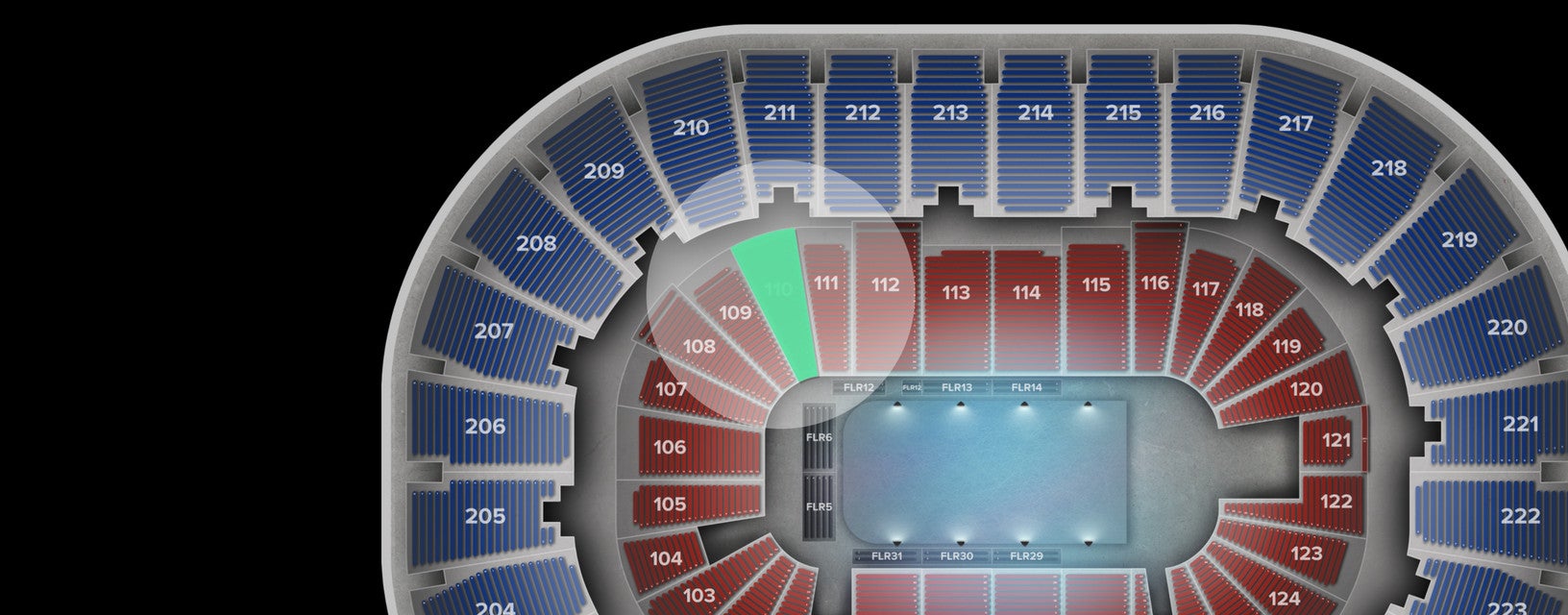 Seat view from Lower