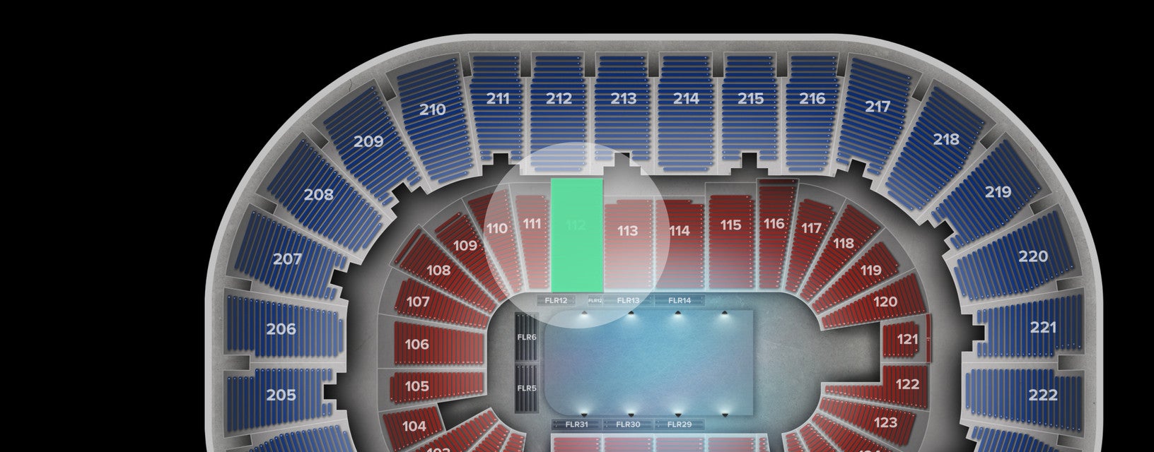 Seat view from Lower