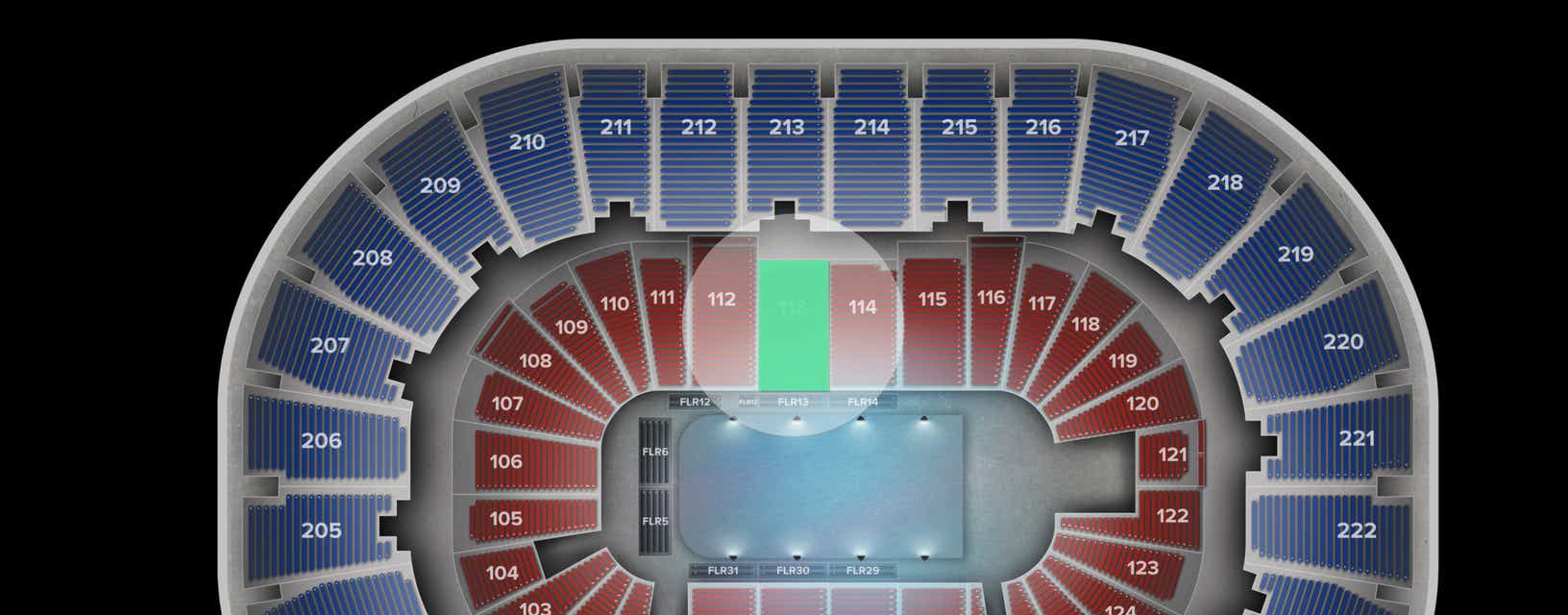 Seat view from Lower