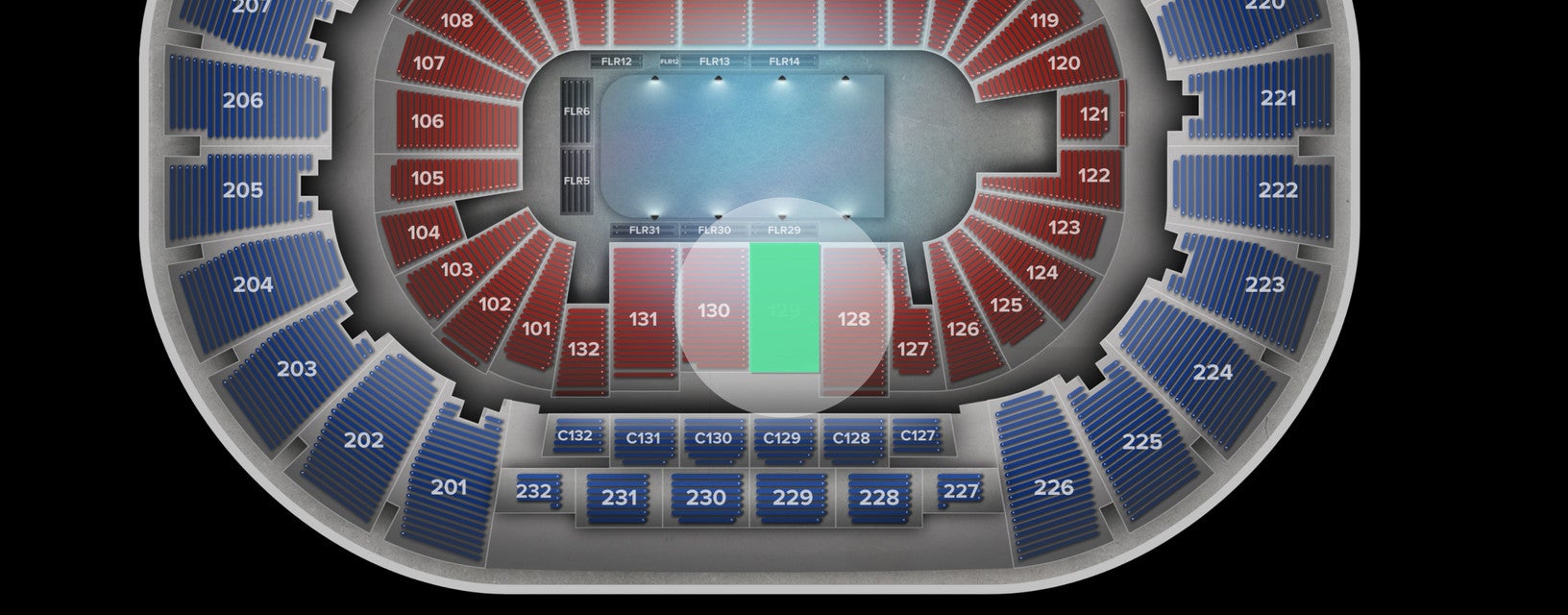 Seat view from Lower
