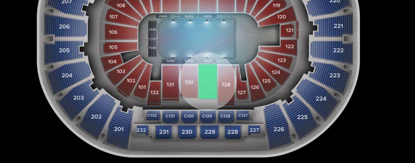 Seat view from Lower
