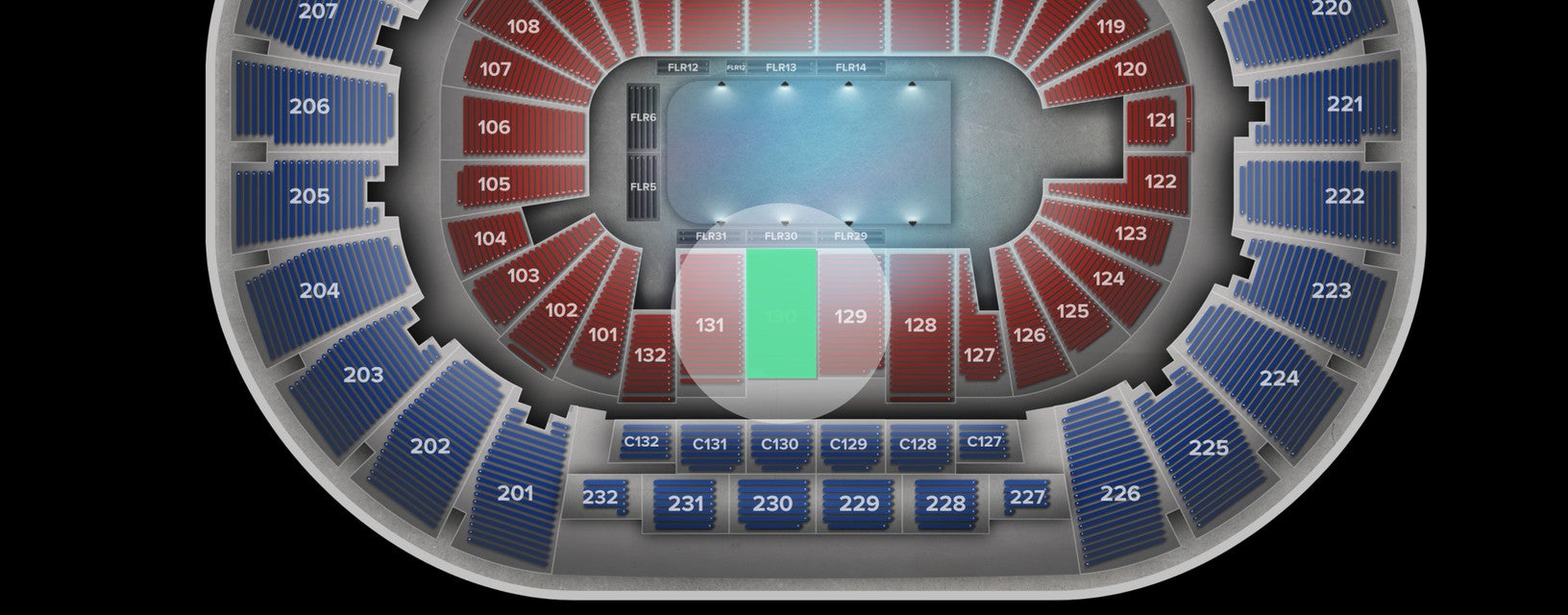 Seat view from Lower