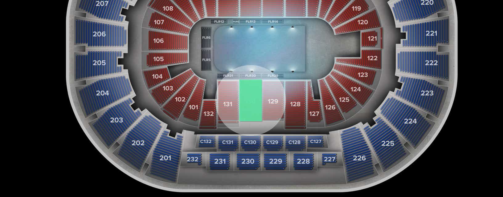 Seat view from Lower