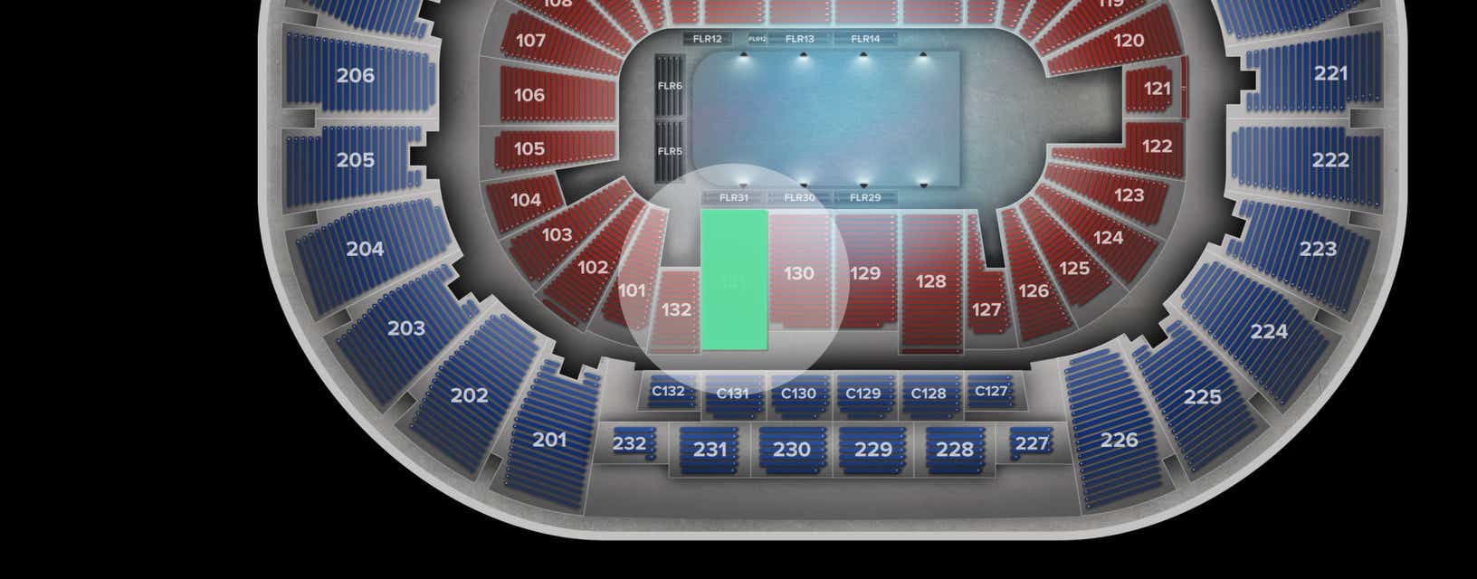 Seat view from Lower