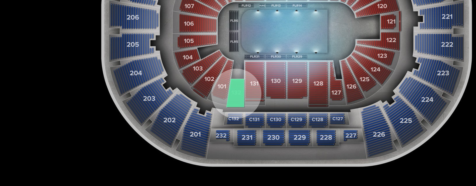 Seat view from Lower