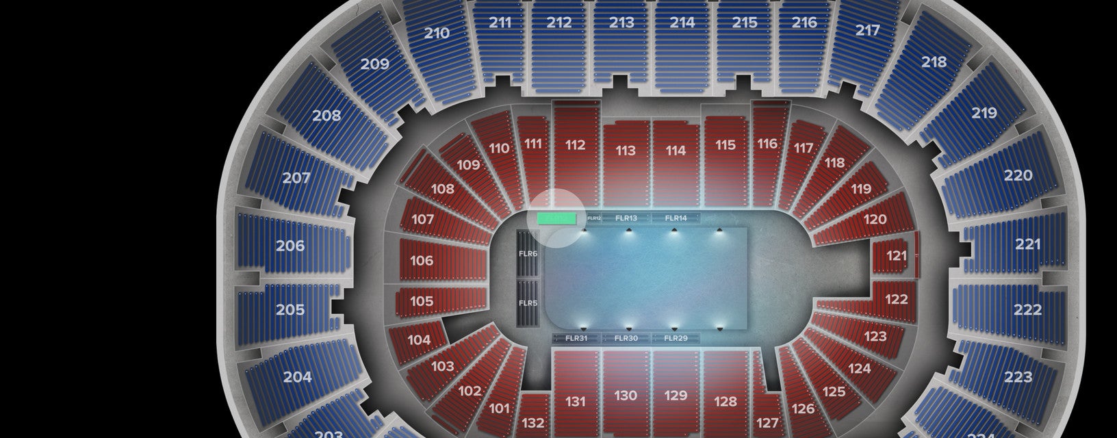 Seat view from Floor