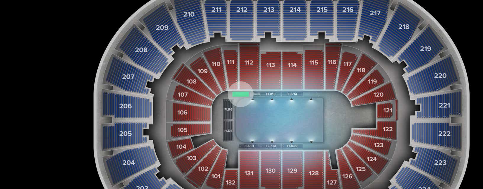 Seat view from Floor