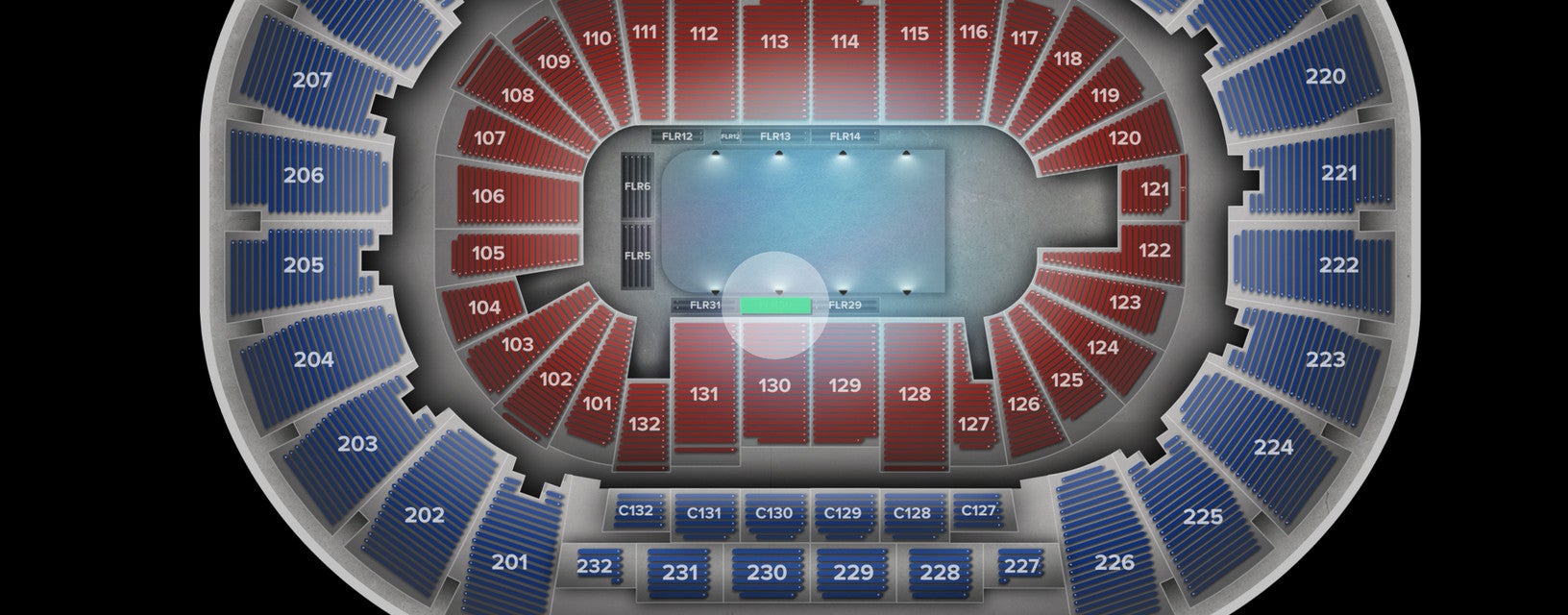 Seat view from Floor