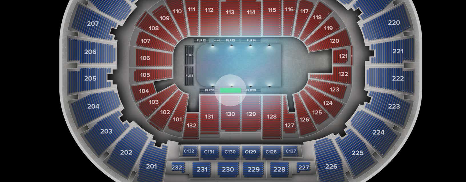Seat view from Floor