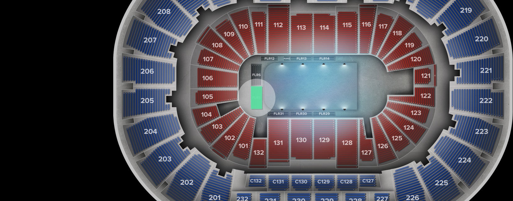 Seat view from Floor