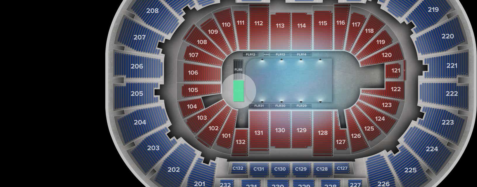Seat view from Floor